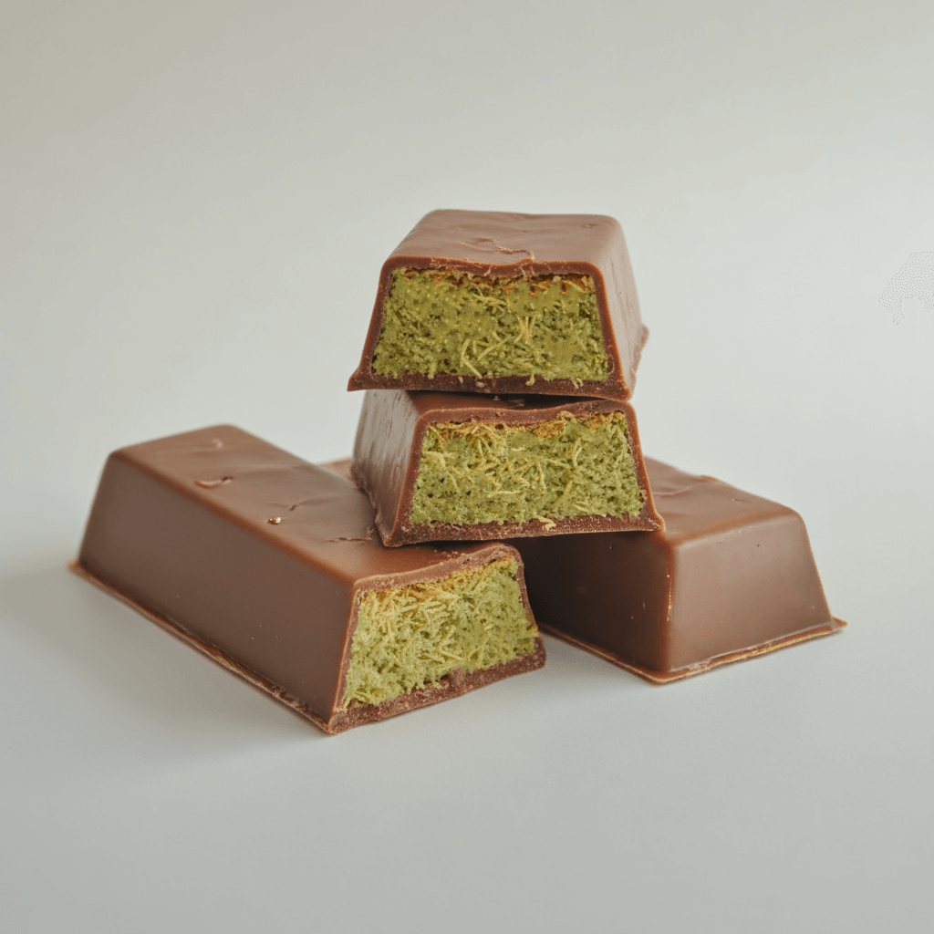 Individual Pistachio Kunafa Milk Chocolate Bar