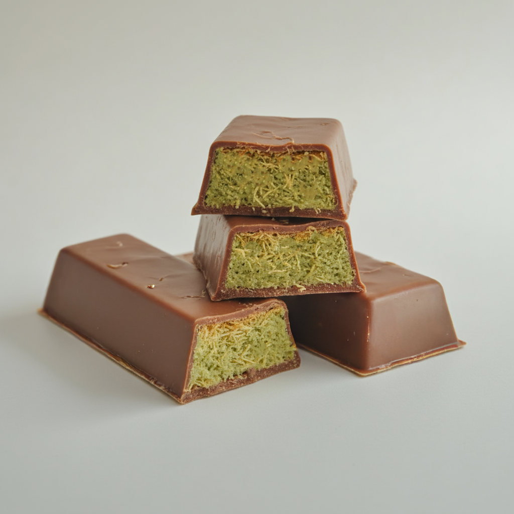 Individual Pistachio Kunafa Milk Chocolate Bar